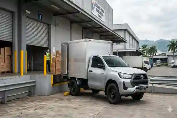 Jasa sewa mobil pick up putih di Stasiun Bandung untuk pindah kos, anngkut barang, kargo dll