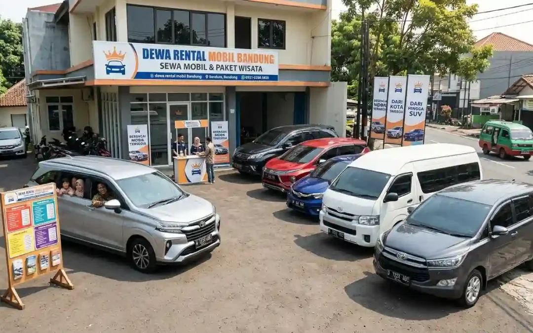 Pilihan mobil sewa harian Bandung mulai dari ekonomi, MPV hingga SUV premium.